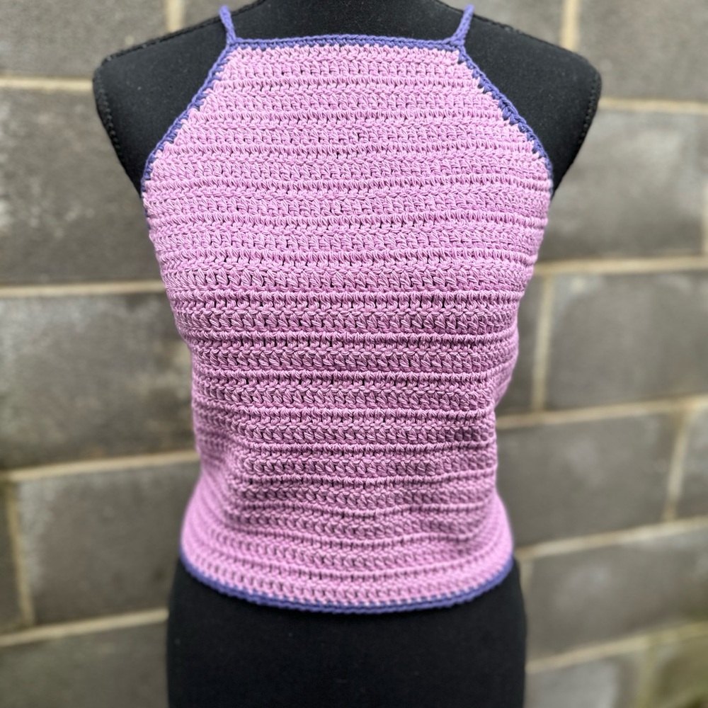 Hand Crocheted Halter Top